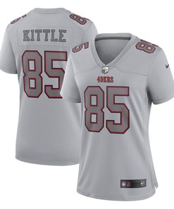 George Kittle San Francisco 49ers Womens Atmosphere Fashion Game Jersey - Gray Nfl - Robokeg