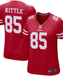 George Kittle San Francisco 49ers Womens Game Player Jersey - Scarlet Nfl - Robokeg