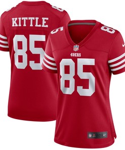 George Kittle San Francisco 49ers Womens Player Game Jersey Scarlet Nfl - Robokeg