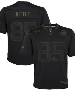 George Kittle San Francisco 49ers Youth 2020 Salute To Service Game Jersey - Black - Robokeg