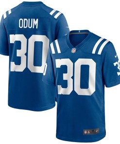George Odum Indianapolis Colts Game Jersey - Royal Nfl - Robokeg