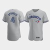 George Springer 4 Toronto Blue Jays Gray Road Jersey - Robokeg
