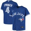 George Springer Toronto Blue Jays Alternate Replica Player Jersey - Royal Mlb - Robokeg