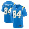 Gerald Everett Los Angeles Chargers Game Jersey - Powder Blue Nfl - Robokeg