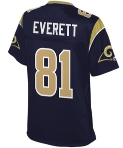 Gerald Everett Los Angeles Rams Nfl Pro Line Womens Player Jersey - Navy - Robokeg