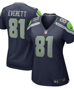 Gerald Everett Seattle Seahawks Womens Game Jersey - College Navy Nfl - Robokeg