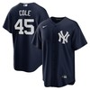 Gerrit Cole 45 New York Yankees Alternate Men Jersey - Navy - Robokeg