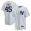 Gerrit Cole 45 New York Yankees Home Men Jersey - White - Robokeg