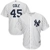 Gerrit Cole New York Yankees Big & Tall Replica Player Jersey - White/navy Mlb - Robokeg