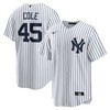 Gerrit Cole New York Yankees Home Replica Player Name Jersey White Mlb - Robokeg