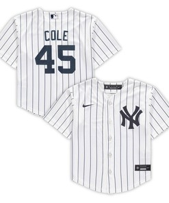 Gerrit Cole New York Yankees Preschool Home Replica Player Jersey - White Mlb - Robokeg