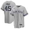 Gerrit Cole New York Yankees Road Replica Player Name Jersey - Gray Mlb - Robokeg