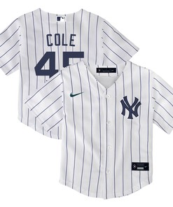 Gerrit Cole New York Yankees Toddler Home Replica Player Jersey - White Mlb - Robokeg