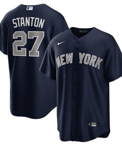 Giancarlo Stanton 27 New York Yankees Alternate Men Jersey - Navy - Robokeg