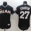 Giancarlo Stanton Marlins #27 Black Mlb 2017 Spring Brandedition Jersey - Robokeg