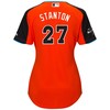 Giancarlo Stanton National League Majestic Womens 2017 Mlb All-star Game Home Run Derby Jersey - Orange - Robokeg