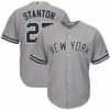 Giancarlo Stanton New York Yankees Big And Tall Alternate Cool Base Player Jersey - Gray - Robokeg