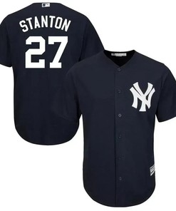 Giancarlo Stanton New York Yankees Cool Base Player Jersey - Navy - Robokeg