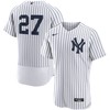 Giancarlo Stanton New York Yankees Home Authentic Player Jersey - White Mlb - Robokeg