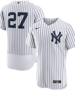 Giancarlo Stanton New York Yankees Home Authentic Player Jersey - White Mlb - Robokeg