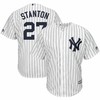 Giancarlo Stanton New York Yankees Home Big And Tall Cool Base Player Jersey - White Navy Color - Robokeg