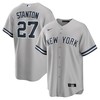 Giancarlo Stanton New York Yankees Road Replica Player Name Jersey - Gray Mlb - Robokeg