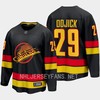 Gino Odjick 29 Vancouver Canucks 2023-24 Alternate Jersey Flying Skate Black - Robokeg