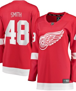 Givani Smith Detroit Red Wings Fanatics Branded Womens Home Breakaway Player Jersey - Red Nhl - Robokeg
