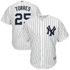 Gleyber Torres New York Yankees Home Big And Tall Cool Base Player Jersey - White Navy - Robokeg