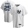 Gleyber Torres New York Yankees Home Replica Player Name Jersey White Mlb - Robokeg
