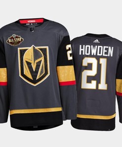 Golden Knights Brett Howden 2022 All-star Black Alternate Primegreen Jersey, Men Jersey - Robokeg