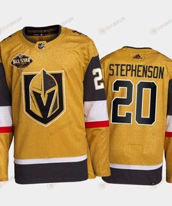 Golden Knights Chandler Stephenson 2022 All-star Gold Primegreen Jersey, Men Jersey - Robokeg