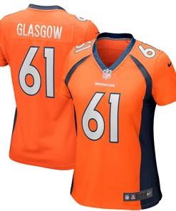 Graham Glasgow Denver Broncos Womens Player Game Jersey - Orange Nfl - Robokeg