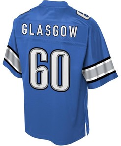 Graham Glasgow Detroit Lions Nfl Pro Line Player Jersey - Blue - Robokeg