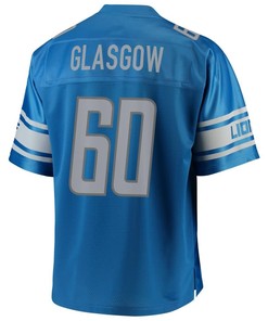 Graham Glasgow Detroit Lions Nfl Pro Line Team Color Player Jersey - Blue - Robokeg