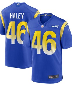 Grant Haley Los Angeles Rams Game Jersey - Royal Nfl - Robokeg