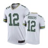 Green Bay Packers #12 Aaron Rodgers Nike Color Rush White Jersey - Robokeg