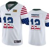 Green Bay Packers 12 White Throwback Flag Jersey - Robokeg