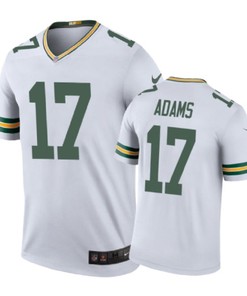 Green Bay Packers #17 Davante Adams Nike Color Rush White Jersey - Robokeg