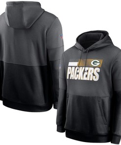 Green Bay Packers 2020 Nfl Black Hoodie Jersey - Robokeg