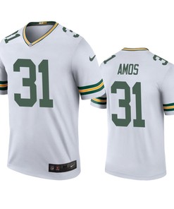 Green Bay Packers #31 Adrian Amos White Color Rush Legend Jersey - Mens - Robokeg