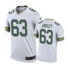 Green Bay Packers #63 Corey Linsley Nike Color Rush White Jersey - Robokeg