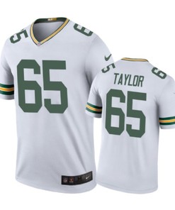 Green Bay Packers #65 Lane Taylor Nike Color Rush White Jersey - Robokeg