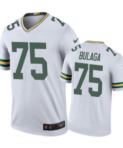 Green Bay Packers #75 Bryan Bulaga Nike Color Rush White Jersey - Robokeg