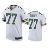 Green Bay Packers #77 Billy Turner White Color Rush Legend Jersey - Mens - Robokeg