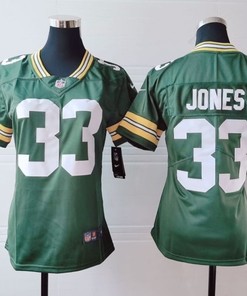 Green Bay Packers Aaron Jones #33 Nfl 2020 Green Jersey - Robokeg