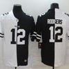 Green Bay Packers Aaron Rodgers #12 Nfl 2020 Black And White Jersey - Robokeg