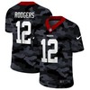 Green Bay Packers Aaron Rodgers #12 Nfl 2020 Camo Black Jersey - Robokeg