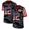 Green Bay Packers Aaron Rodgers #12 Nfl 2020 Camo Black Jersey - Robokeg