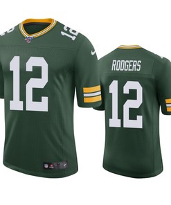 Green Bay Packers Aaron Rodgers Green 100th Season Vapor Limited Jersey - Robokeg